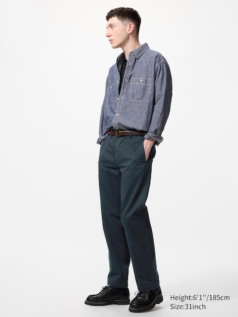 Uniqlo - Pantalon Chino - Bleu Marine - 33Inch