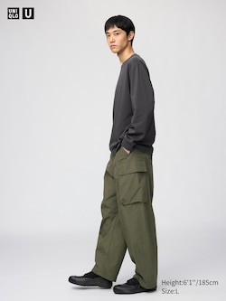 Wide Cargo Trousers