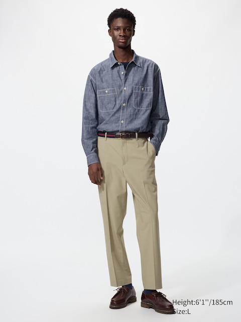 Uniqlo - Pantalon Smart 7/8Ème - Beige - Xl