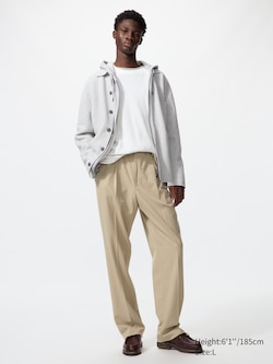 Pleated Wide Trousers (Longer)