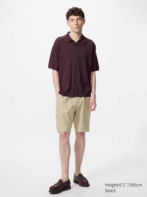 Uniqlo - Short Easy En Lin Mélangé - Beige - 3XL