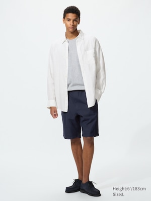 Linen Blend Shorts