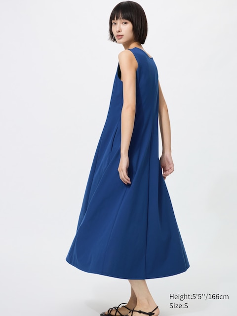 Uniqlo - Robe Active Ultra Stretch (Sans Manches) - Bleu - M