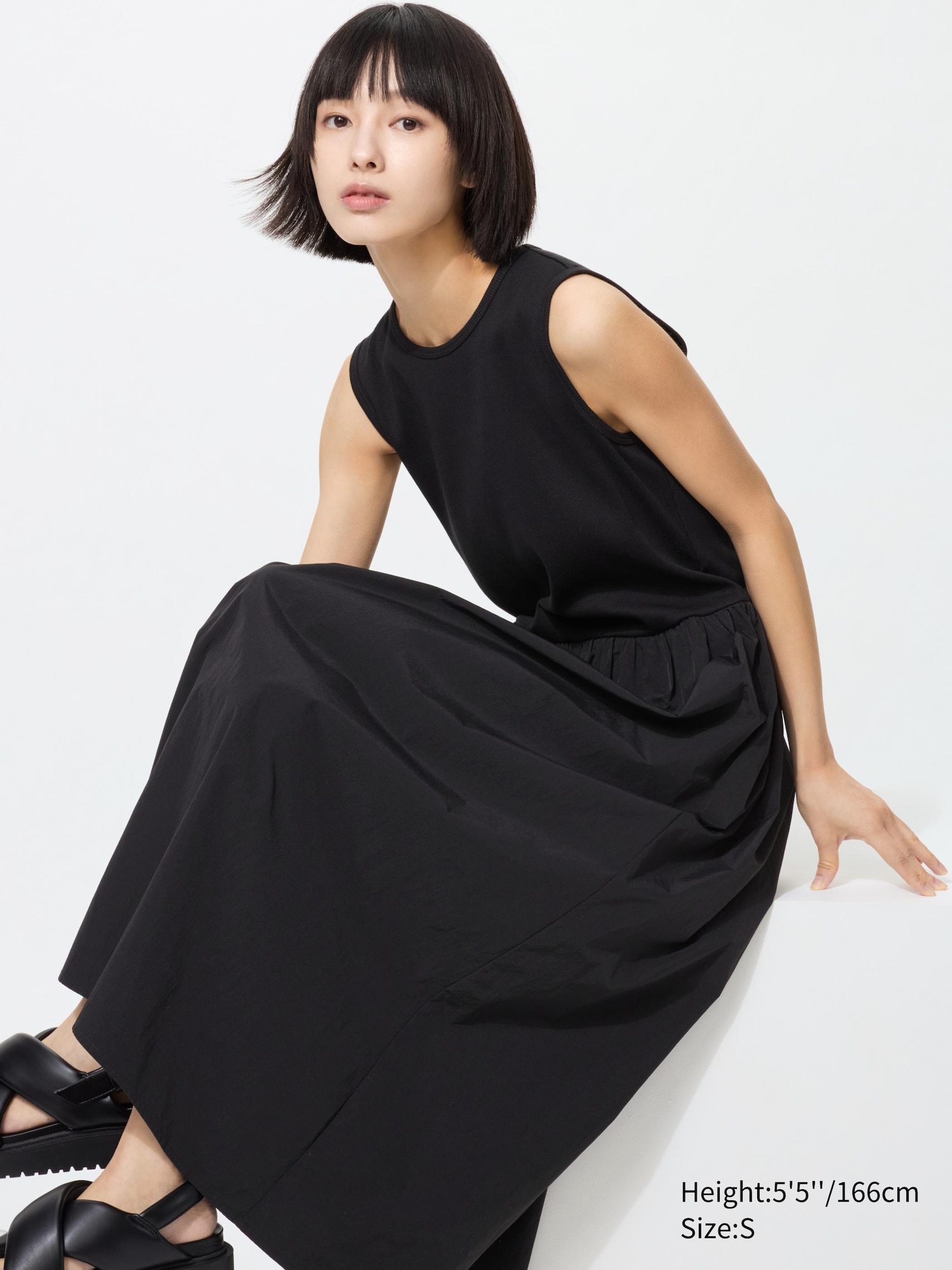 Women's Combination Dress (Sleeveless) | UNIQLO FI