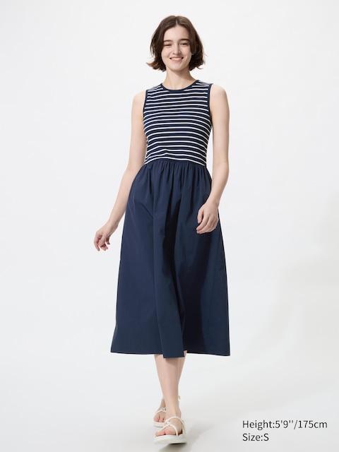 Uniqlo - Robe Sans Manches - Bleu Marine - L