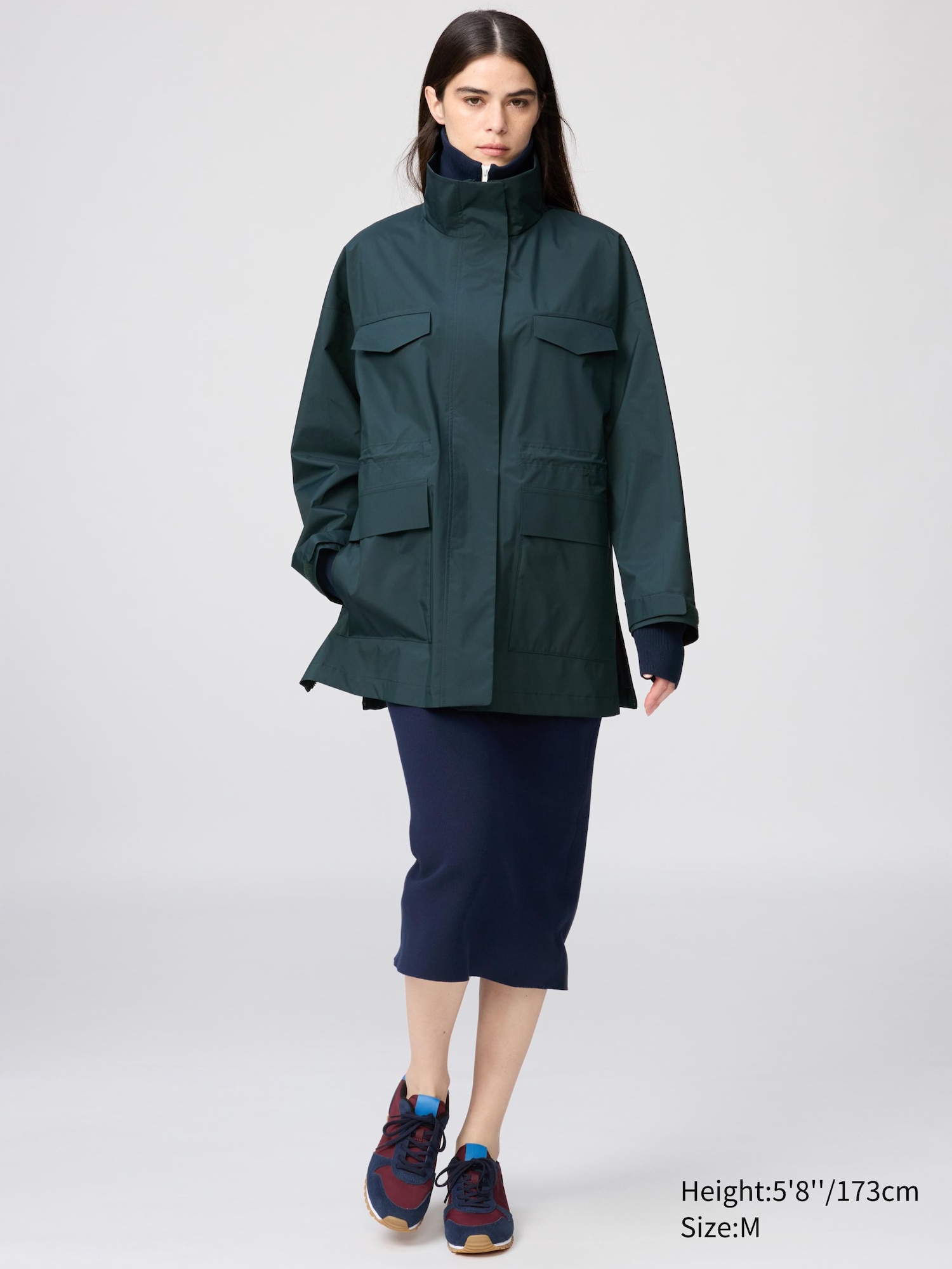 Women's Utility Short Coat (Relaxed) | UNIQLO DE