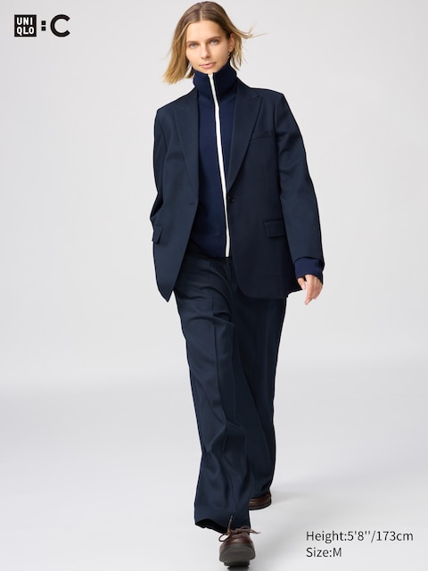 Uniqlo - Pantaloni Comodi Ampi - Blu Navy - M