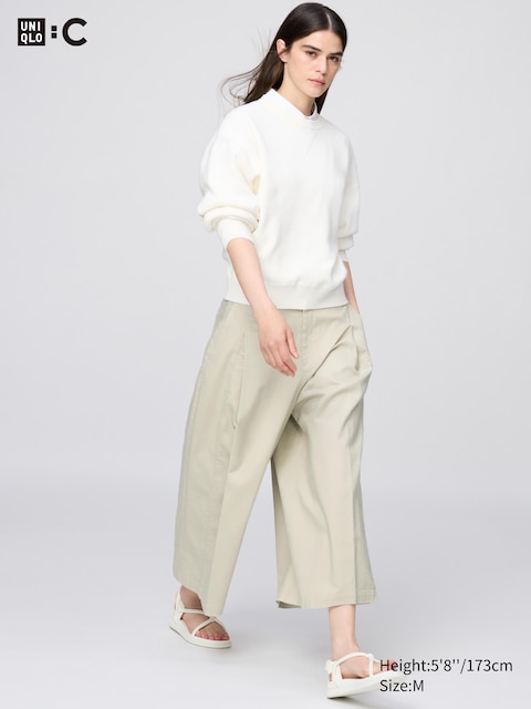 Uniqlo - Jupe-Culotte En Coton - Beige - Xxs