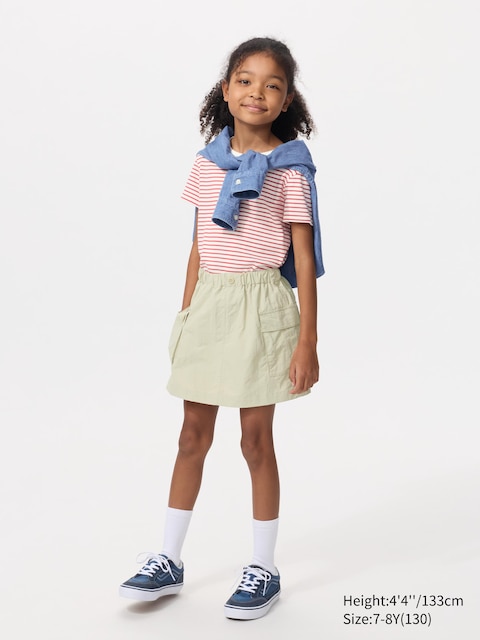 Uniqlo - Mini-Jupe-Short Utilitaire - Nude - 13 Ans (160 Cm)