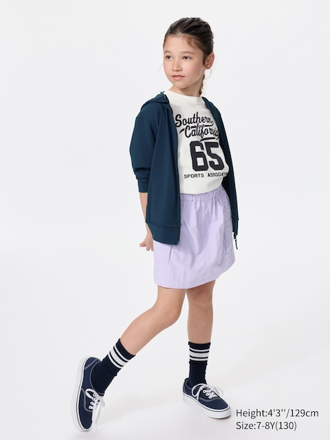 Uniqlo - Minifalda-Pantalón - 3-4 Años (110Cm) Lila Unisex Niño