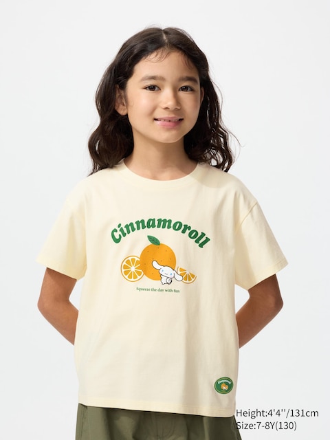 Uniqlo - T-Shirt Ut Sanrio Characters - Crème - 9-10 Ans (140Cm)