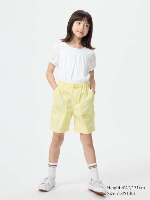 Uniqlo - Short Utilitaire - Jaune - 5-6 Ans (120Cm)