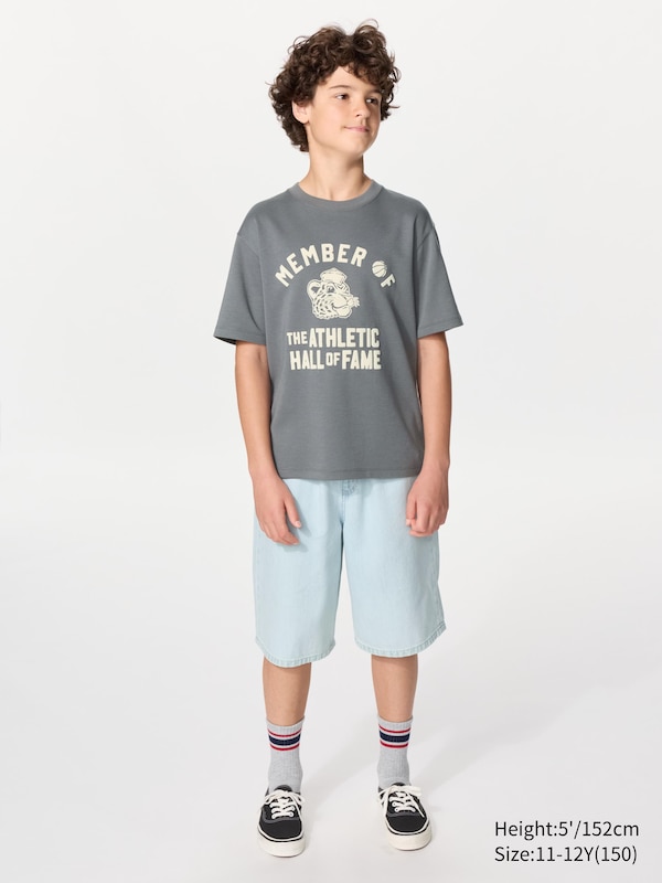 AIRism Cotton Crew Neck T-Shirt (Graphic)