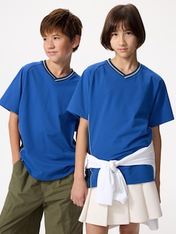 DRY-EX T-Shirt (V-Ausschnitt (Colourblocking)