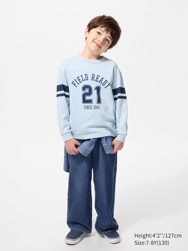 T-shirt AIRism en coton (Imprimé, Manches longues)