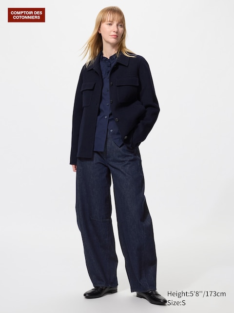 Uniqlo - Jean Barrel - Bleu - Xs