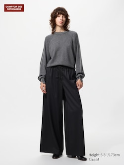Wool Wide Trousers