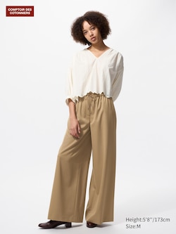 Wool Wide Trousers