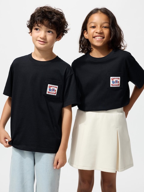 Uniqlo Sort - Ny Pop Art Ut Graphic T-Shirt (Andy Warhol) - 5-6 Years (120Cm)
