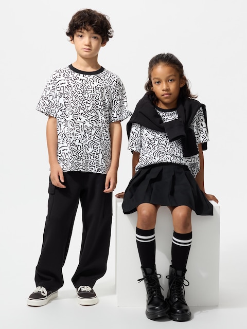 Uniqlo - Ny Pop Art Ut Camiseta - 7-8 Años (130Cm) Blanco Unisex Niño