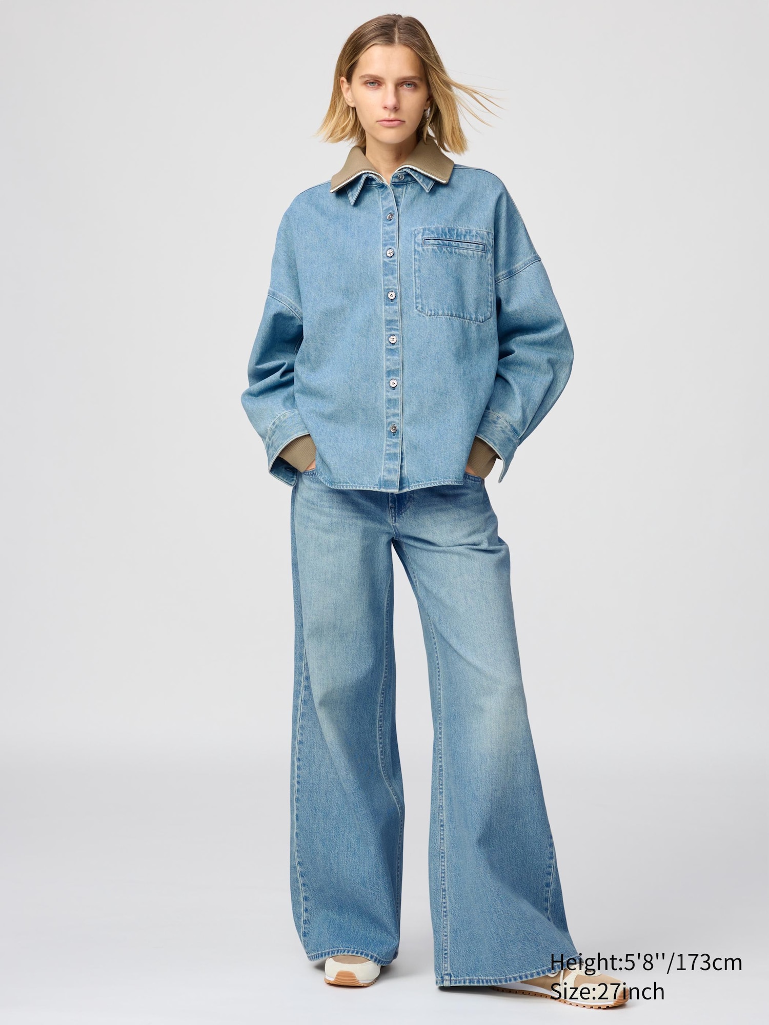 Women's Low Rise Wide Jeans | UNIQLO SE