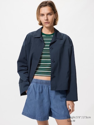 Open Collar Short Jacket