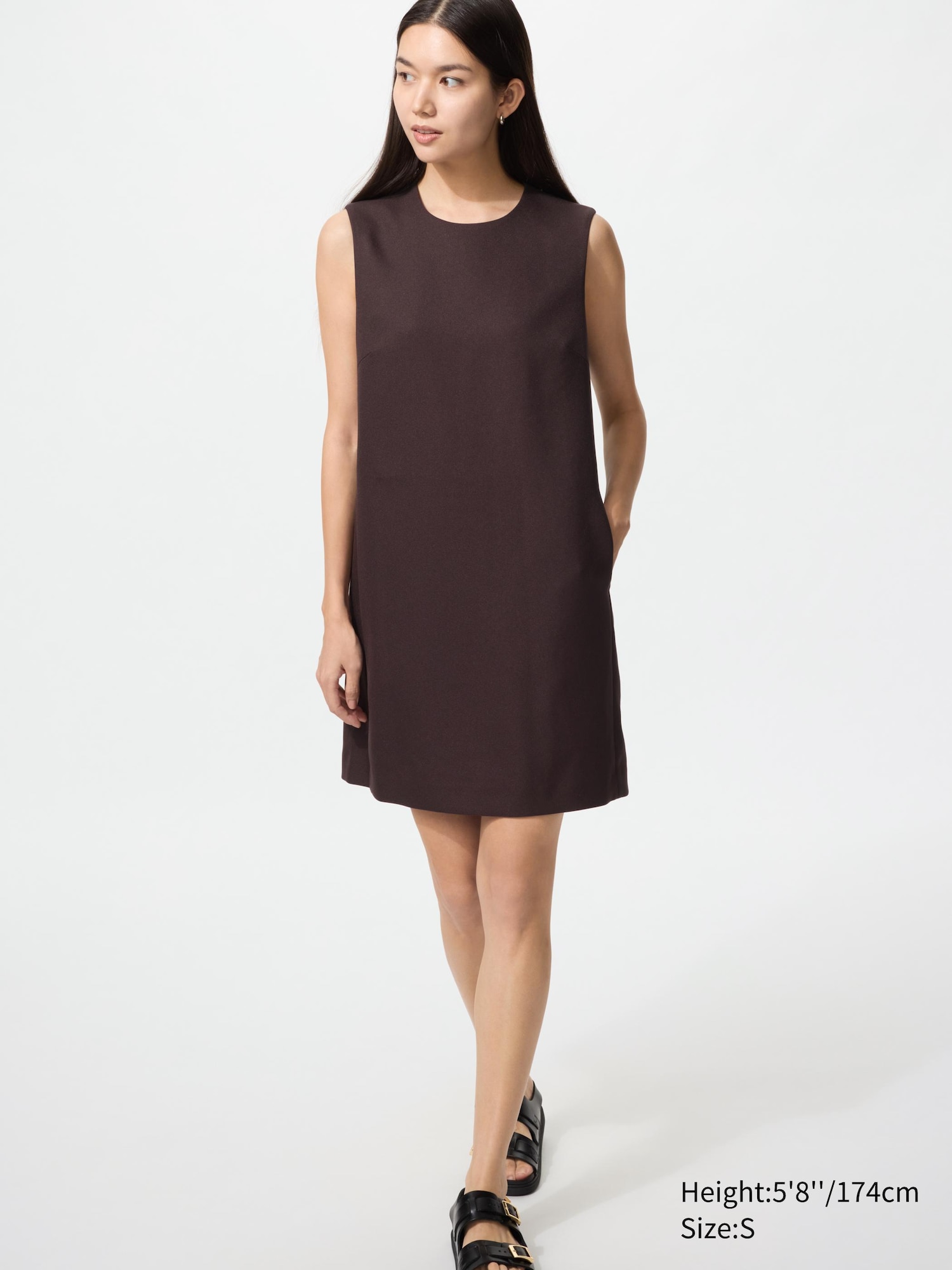 Vestito Corto Senza Maniche