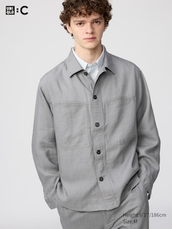 Premium Linen Shirt Jacket