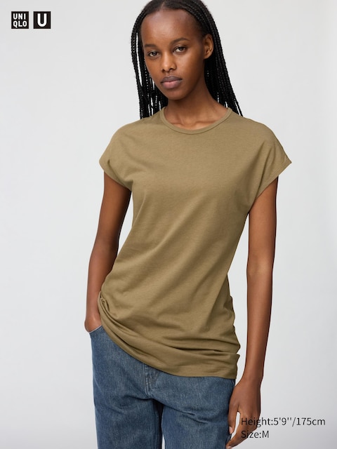 Uniqlo - T-Shirt (Manches Courtes) - Kaki - L