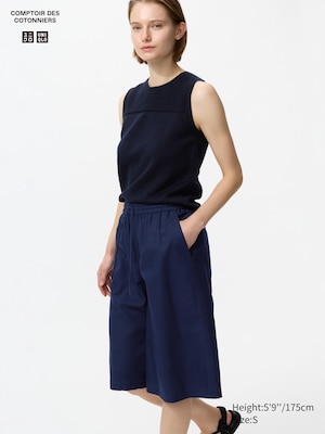 Linen Blend Culottes