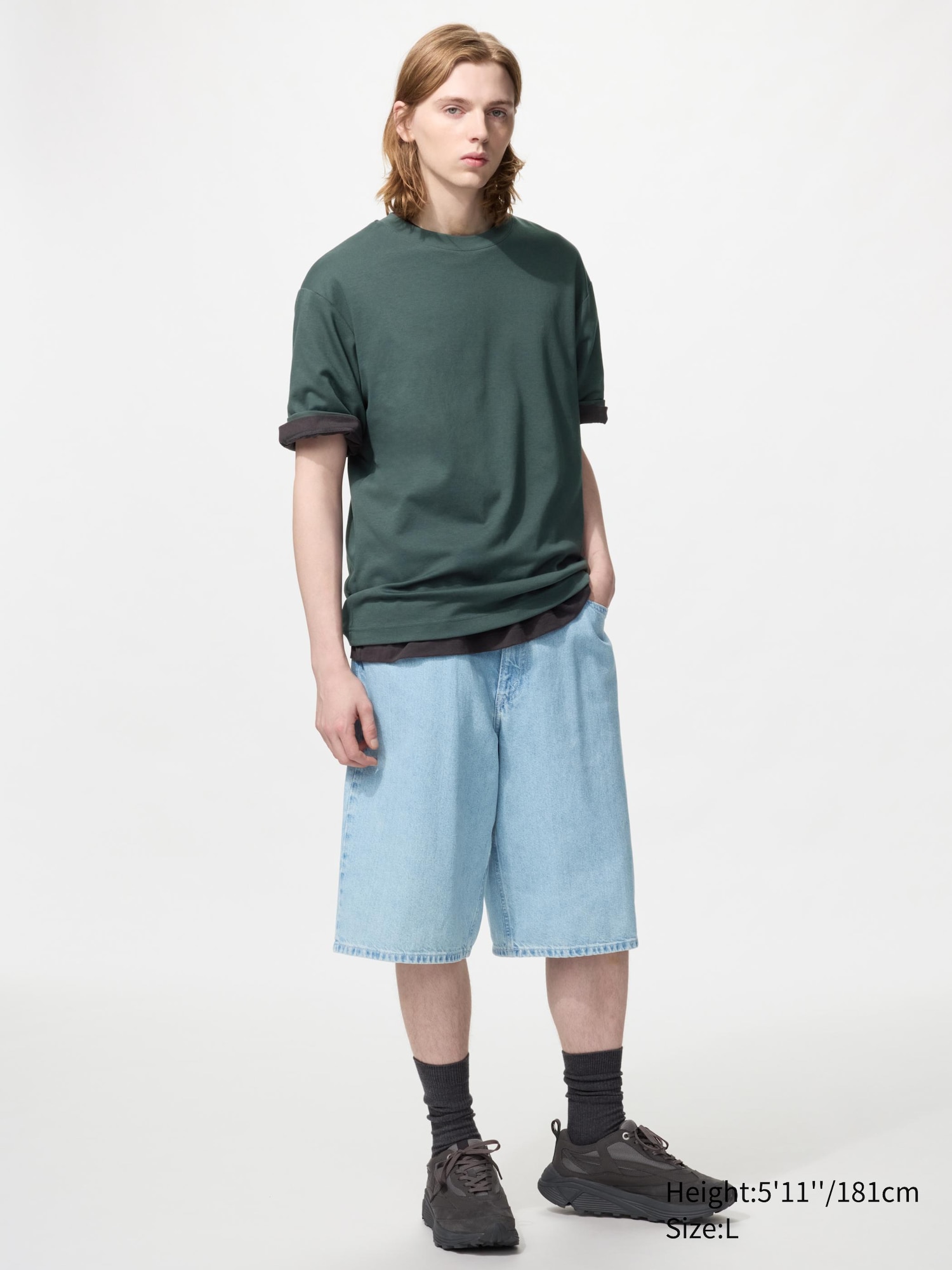 Pantaloncini Jeans Baggy