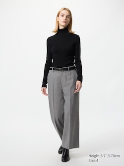 Wide Cropped Trousers