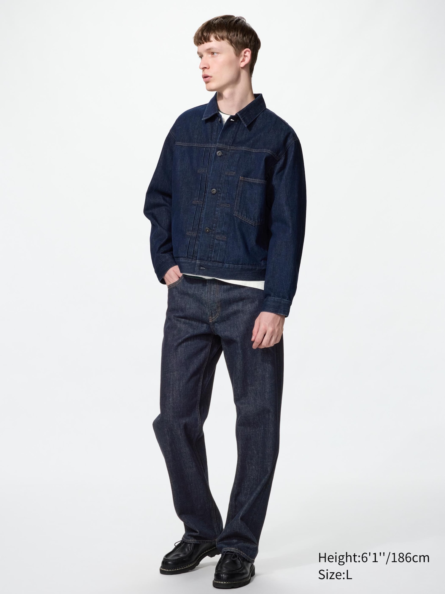 Men's Denim Trucker Jacket | UNIQLO LU