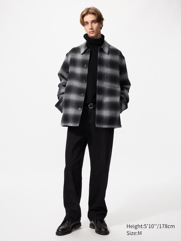 Double-Faced Shirt Jacket (Patterned)