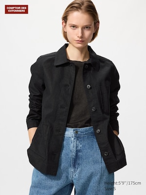 Linen Cotton Blend Jacket