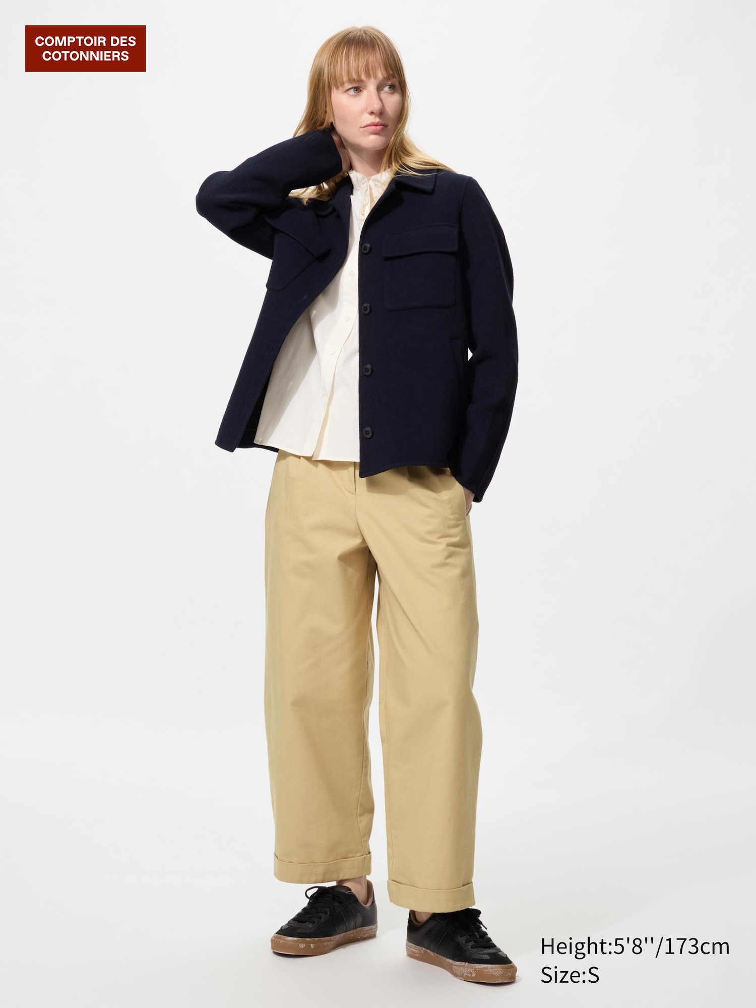 Pantaloni Cotone Baggy