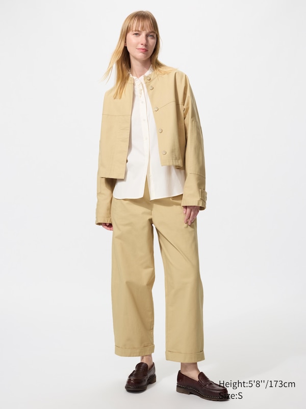 Cotton Baggy Trousers