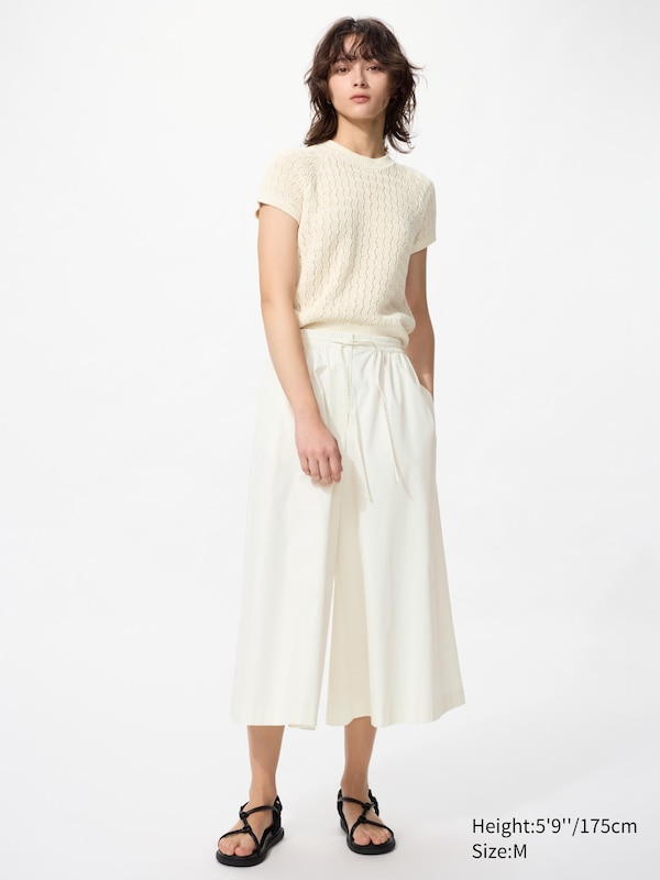 Cotton Culotte Trousers