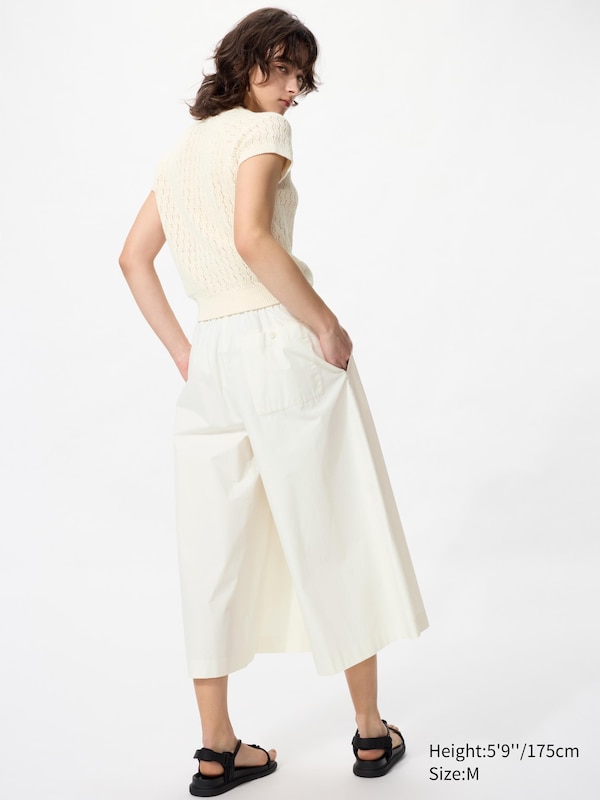 Cotton Culotte Trousers