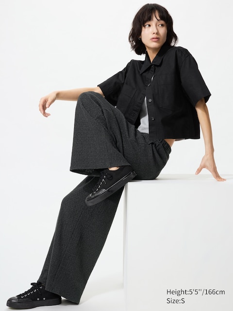 Uniqlo - Pantalon Easy Froncé - Noir - M