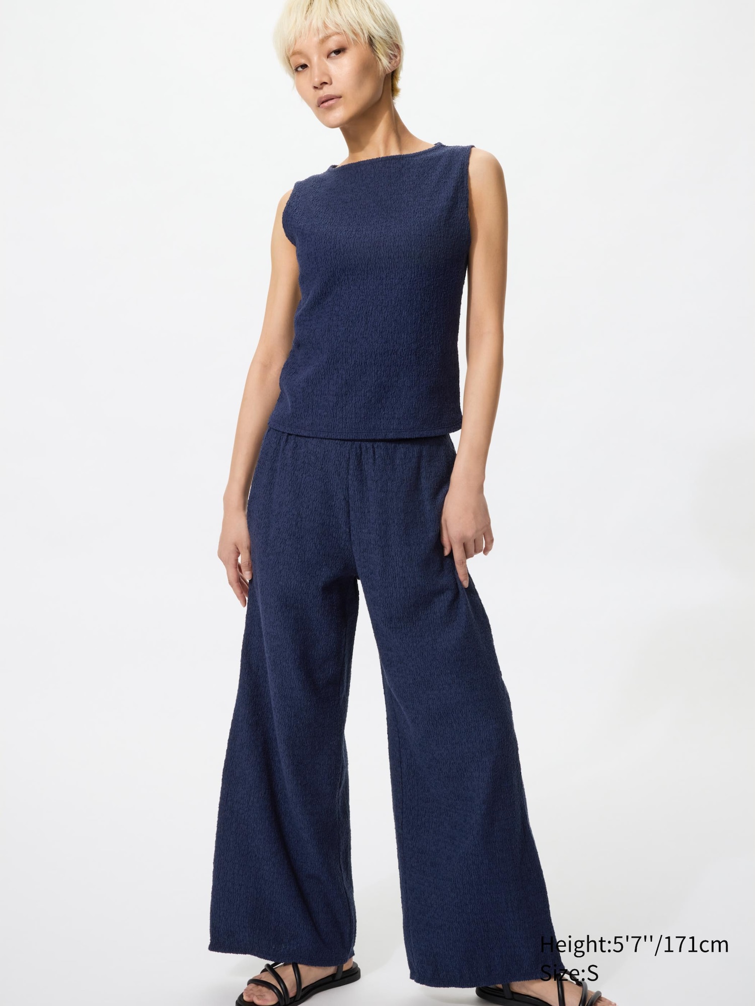 Women's Shirring Easy Trousers | UNIQLO IT