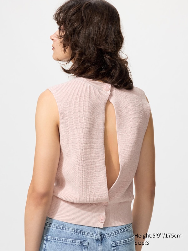 Mercerised Cotton Jumper (Sleeveless)