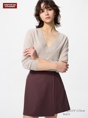 Merino Silk V Neck Jumper