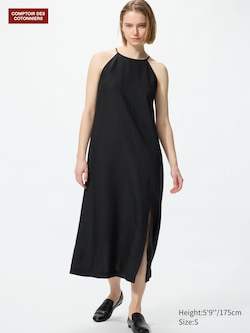 Rayon Linen Camisole Long Dress