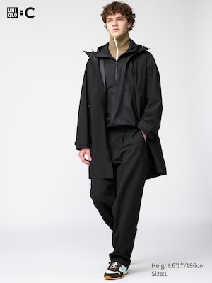 Pleated Wide Tapered Trousers