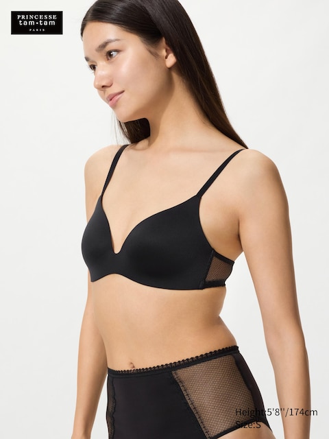 Uniqlo - Soutien-Gorge Rembourré Sans Armatures - Noir - M