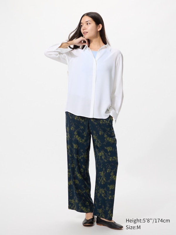 Pantaloni Viscosa con Stampa (Misura lunga)