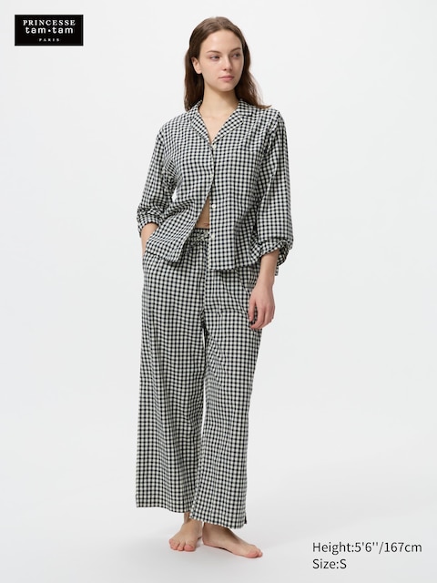 Uniqlo - Pyjama (Manches Longues) - Bleu Marine - Xs