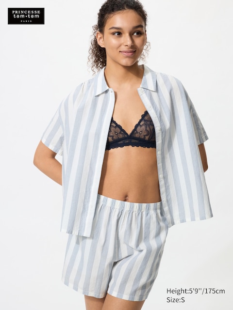 Uniqlo - Pyjama (Manches Courtes) - Bleu - Xs
