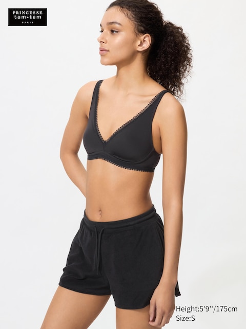 Uniqlo - Pantalon 7/8Ème Éponge - Noir - M